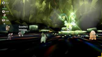 Screenshot of Pokémon Violet during a Tera Raid Battle