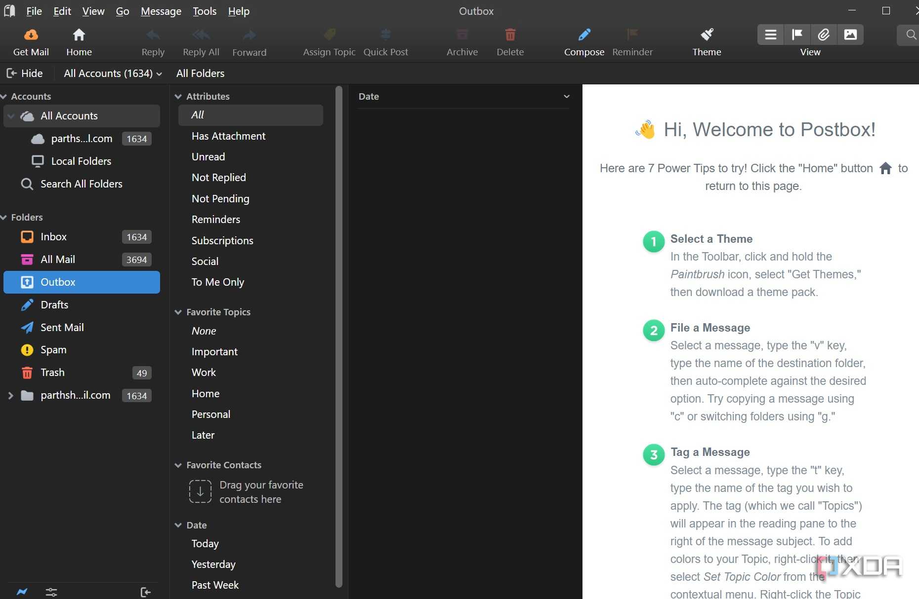 Postbox intro email