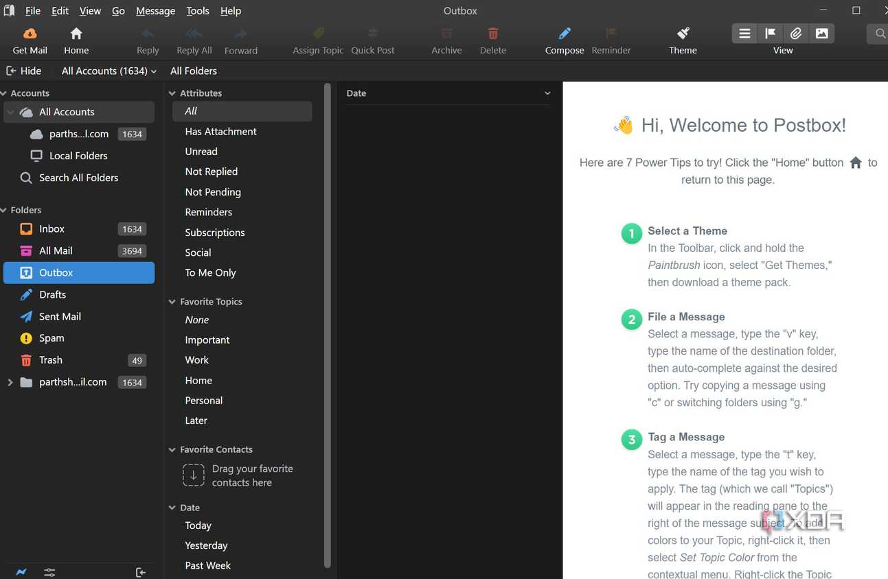 Postbox intro email