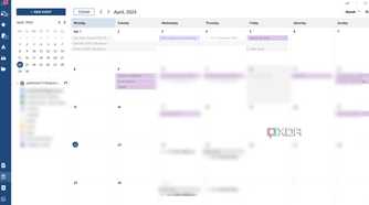 calendar view in Mailbird