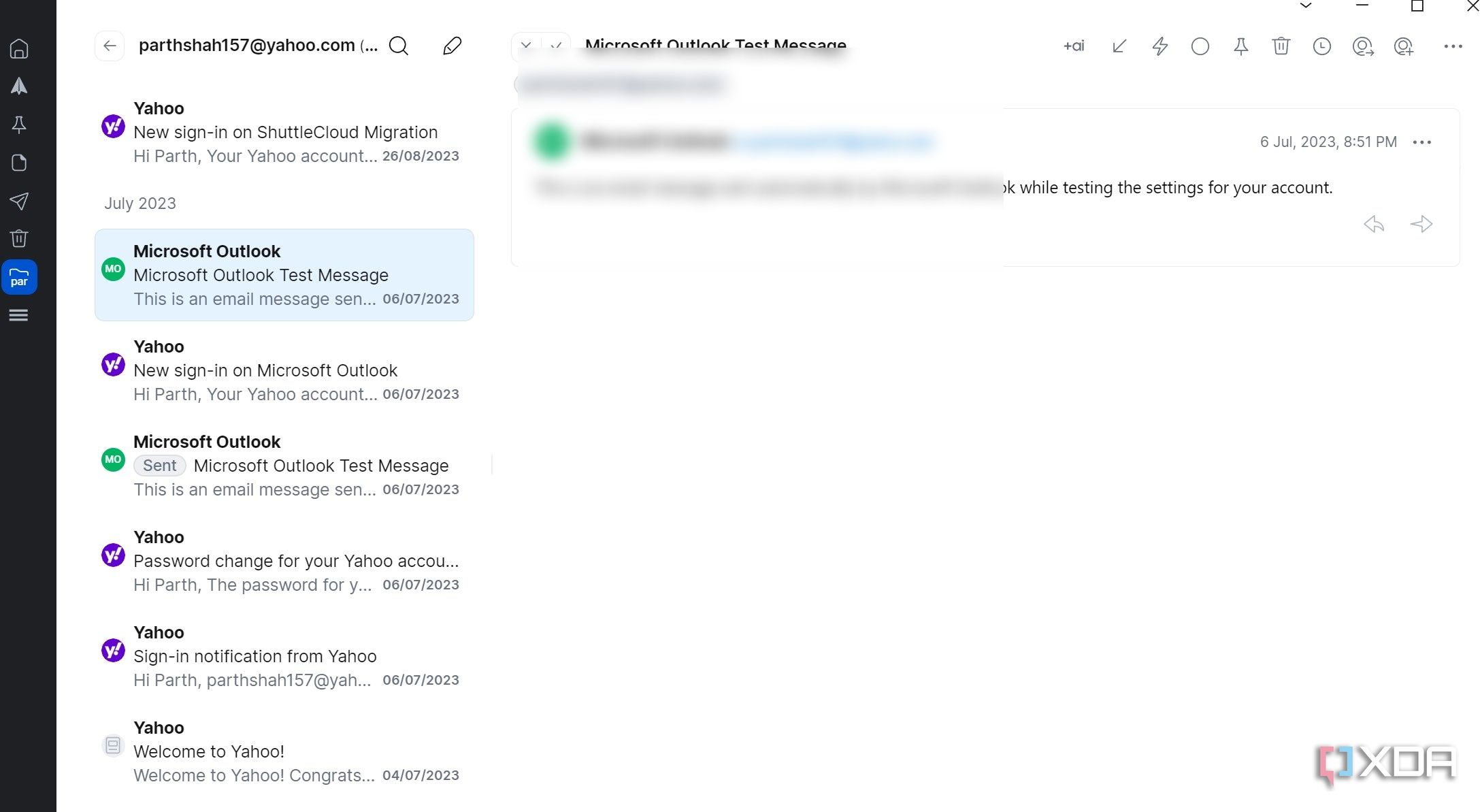 Spark inbox