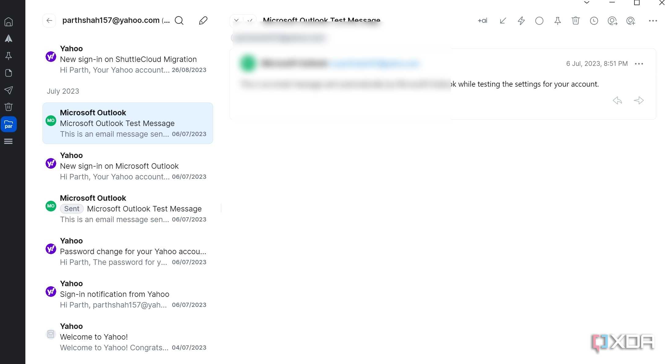 Spark inbox