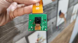 A Raspberry Pi camera module