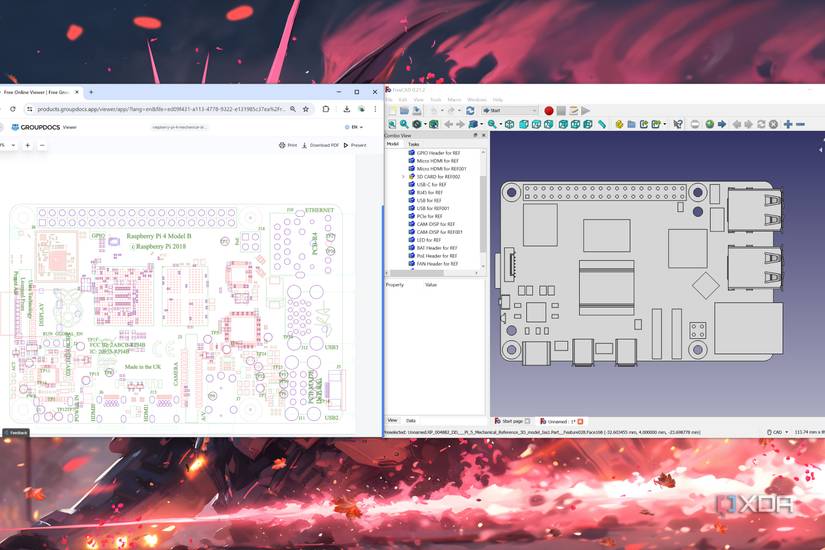 The Raspberry Pi schematics