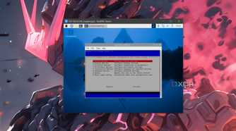 A PC running RealVNC Viewer