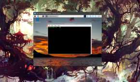 A PC using RealVNC Viewer to access a Raspberry Pi