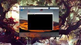 A PC using RealVNC Viewer to access a Raspberry Pi