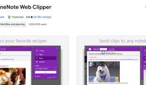 OneNote web clipper