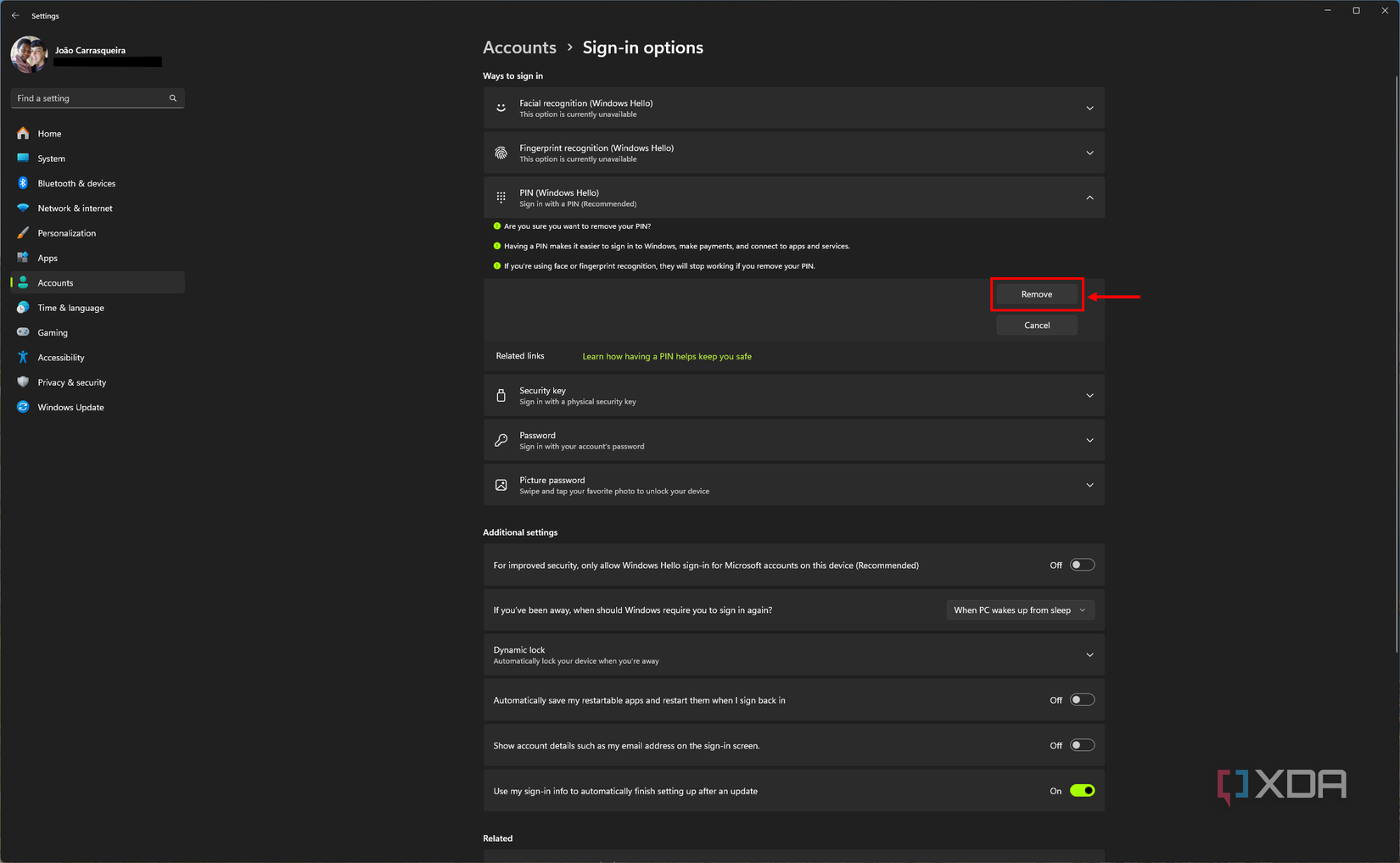 Keep your PC safe by changing your PIN on Windows 11