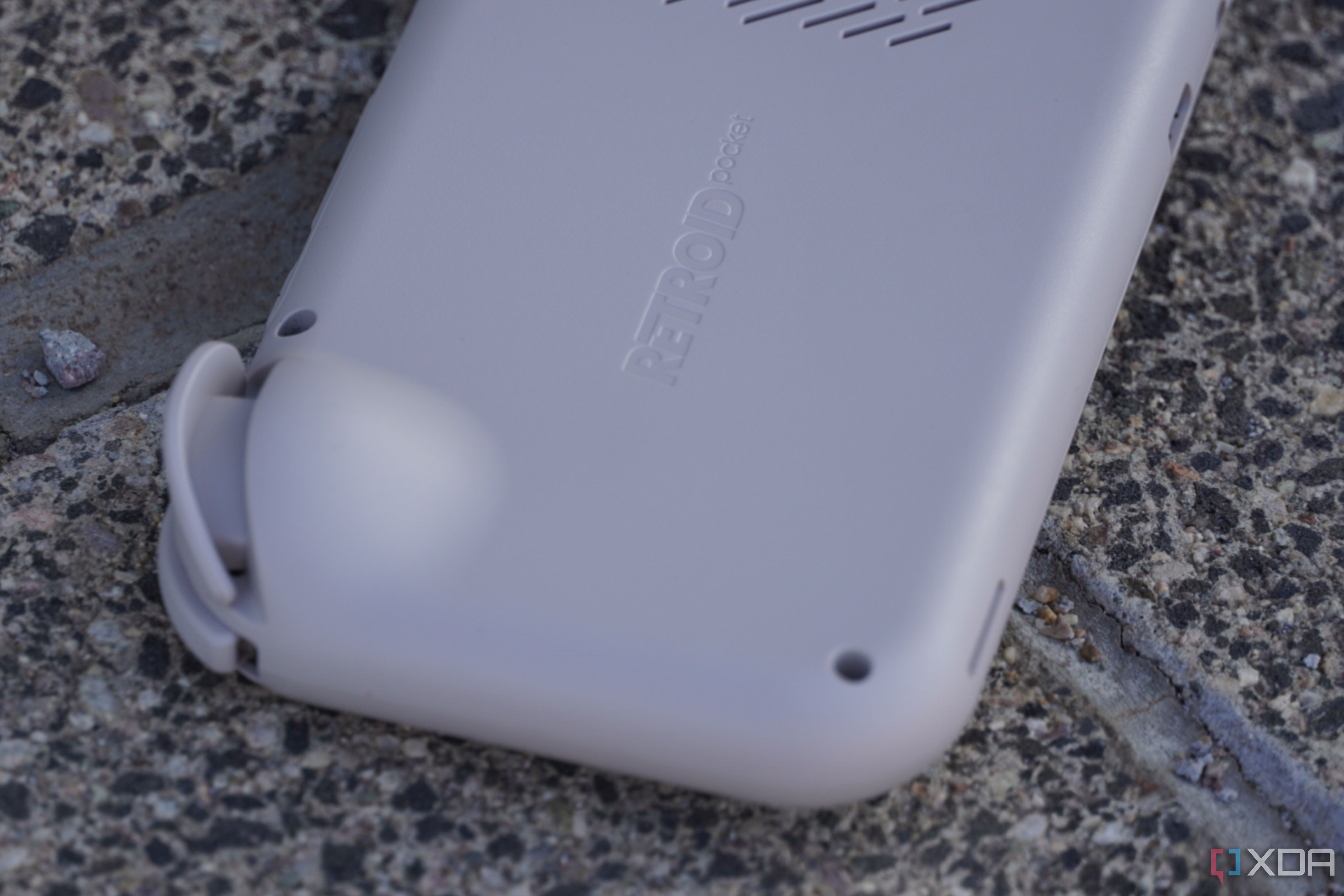 The back of the Retroid Pocket 4 Pro.