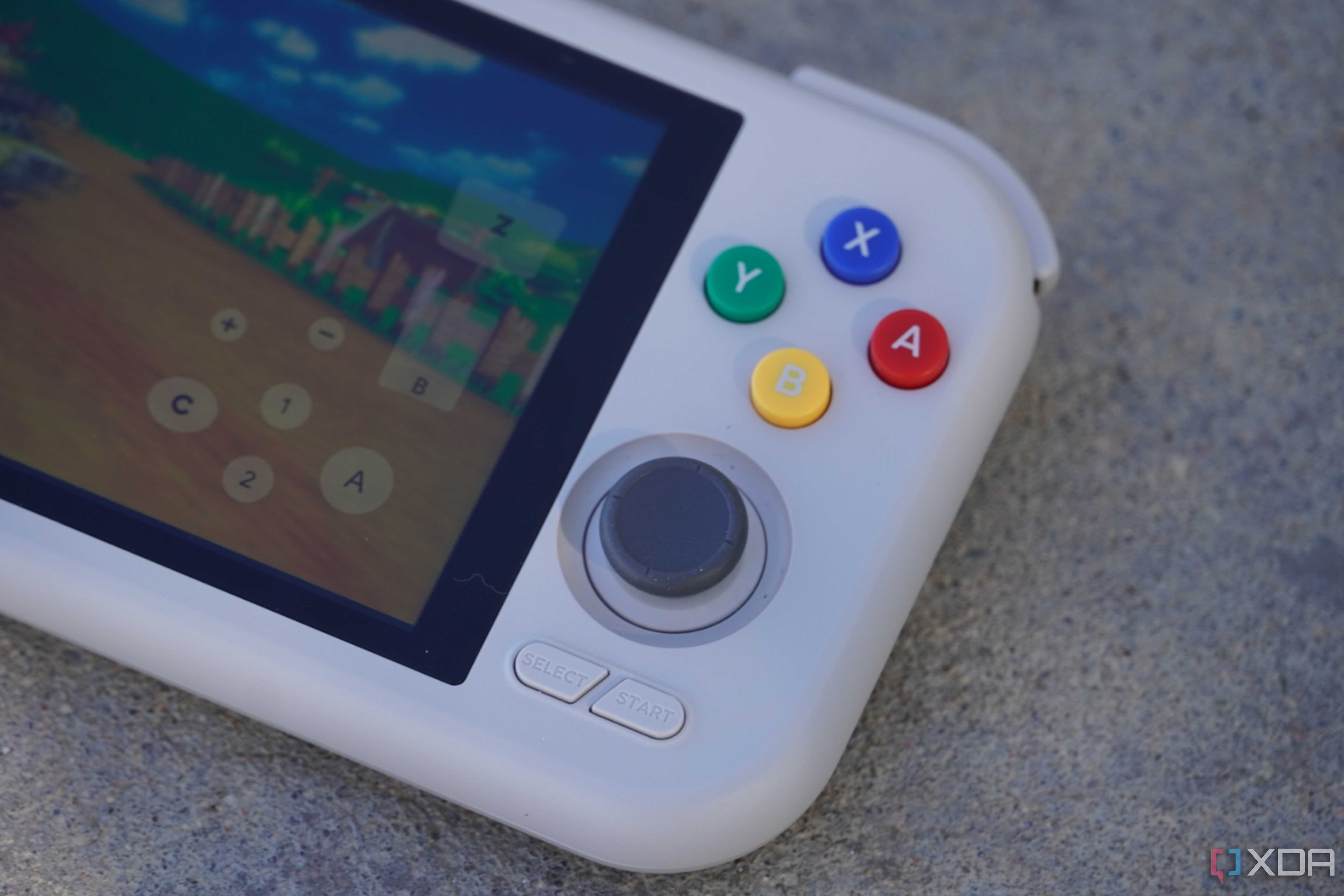 The buttons on a Retroid Pocket 4 Pro.