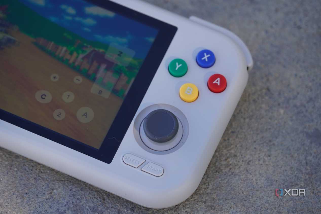 The buttons on a Retroid Pocket 4 Pro.