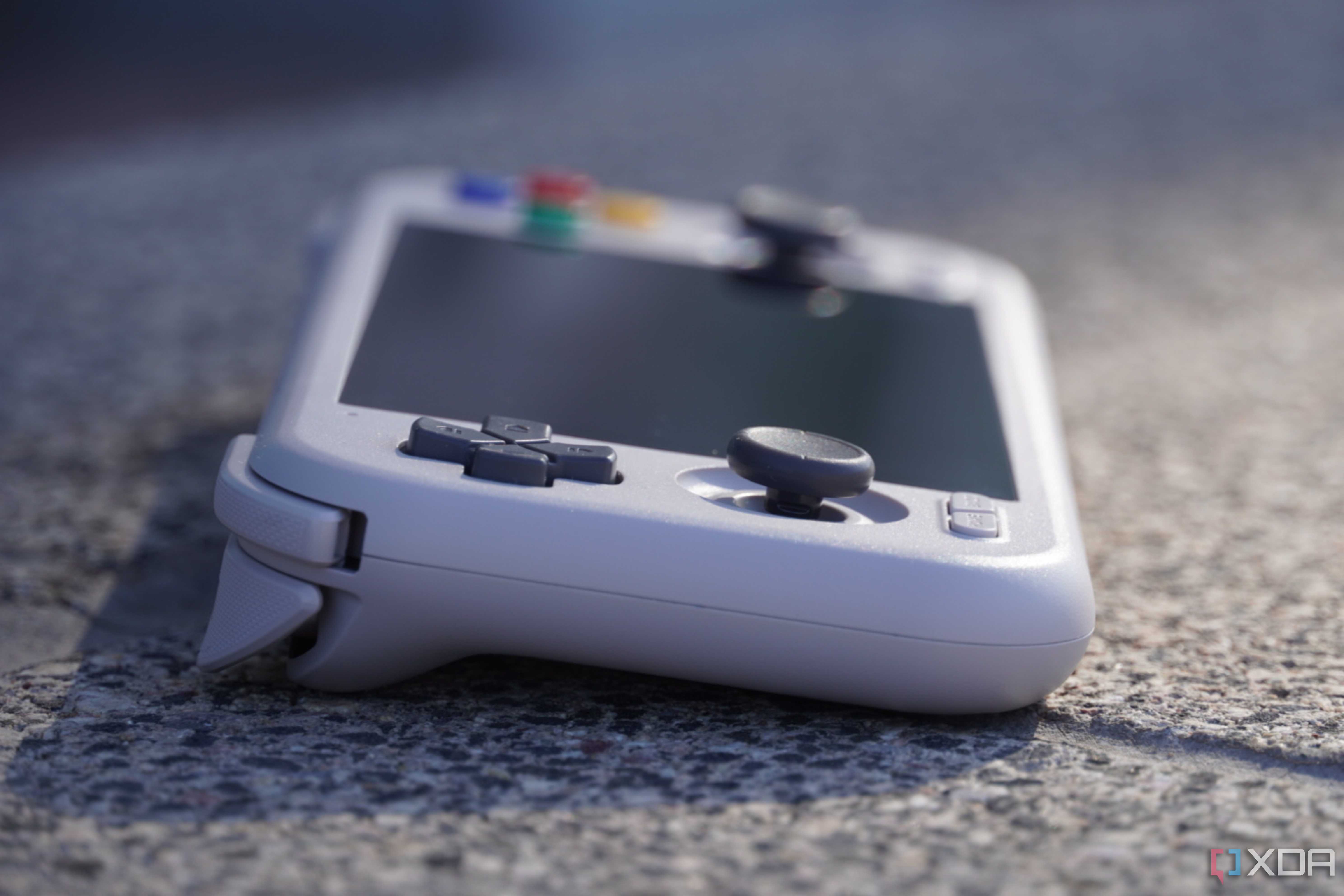 A side view of the Retroid Pocket 4 Pro.
