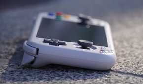 A side view of the Retroid Pocket 4 Pro.
