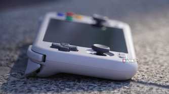 A side view of the Retroid Pocket 4 Pro.