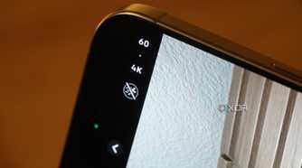 The 4K 60 setting in the iPhone camera app.