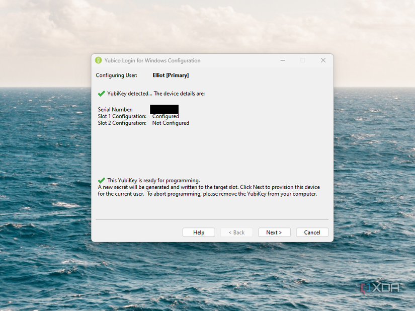 Yubikey-programming