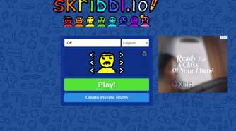 A screenshot showing the Scribbl.io main page.