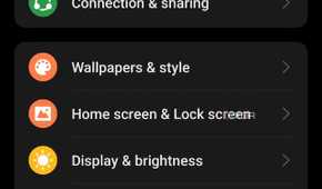 An image showing the highlighted settings page on OnePlus phone.