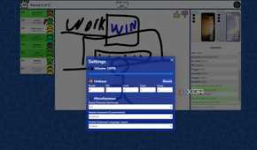 A screenshot showing the Skribbl.io settings page.