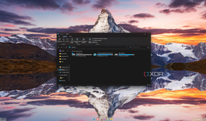 Screenshot of File Explorer in Windows 11 with a Windows 10-style ribbon menu
