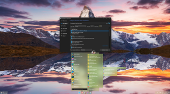 Screenshot of a Windows 11 desktop with StartAllBack Start menu showing the All Programs menu in Windows XP style