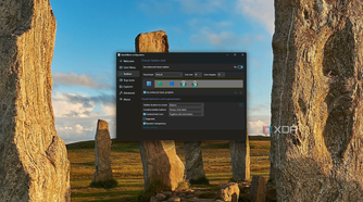 Screenshot of Windows 11 with StartAllBack showing a transparent taskbar
