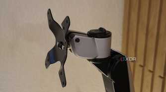 The VESA mount point for monitors.