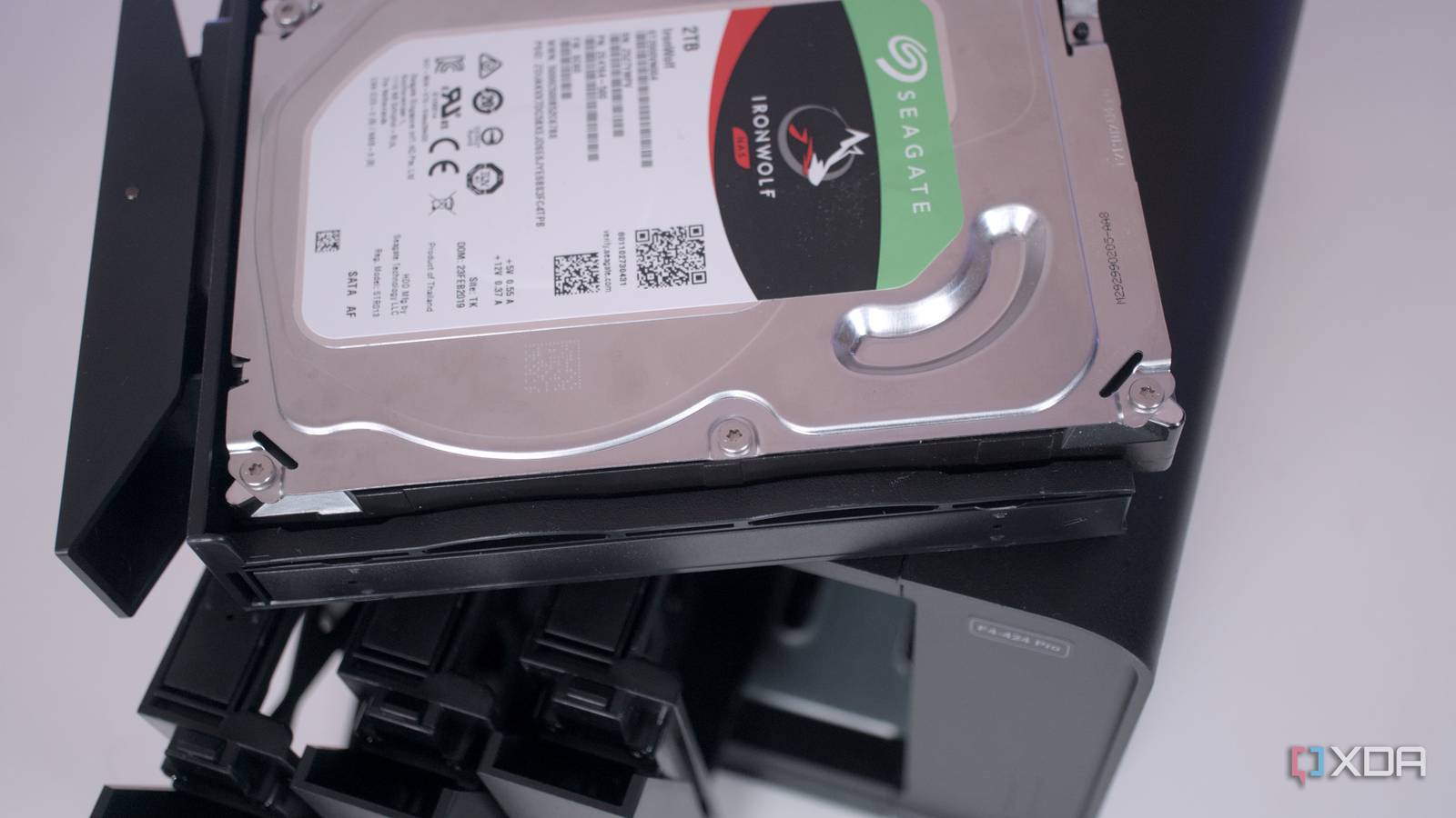 TerraMaster F4-424 Pro with a HDD