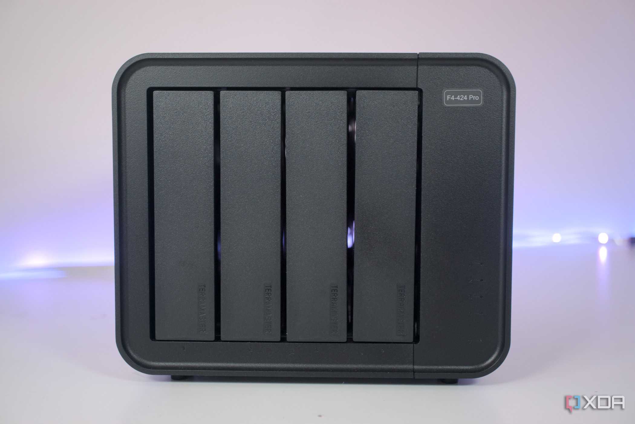 Front of the TerraMaster F4-424 Pro