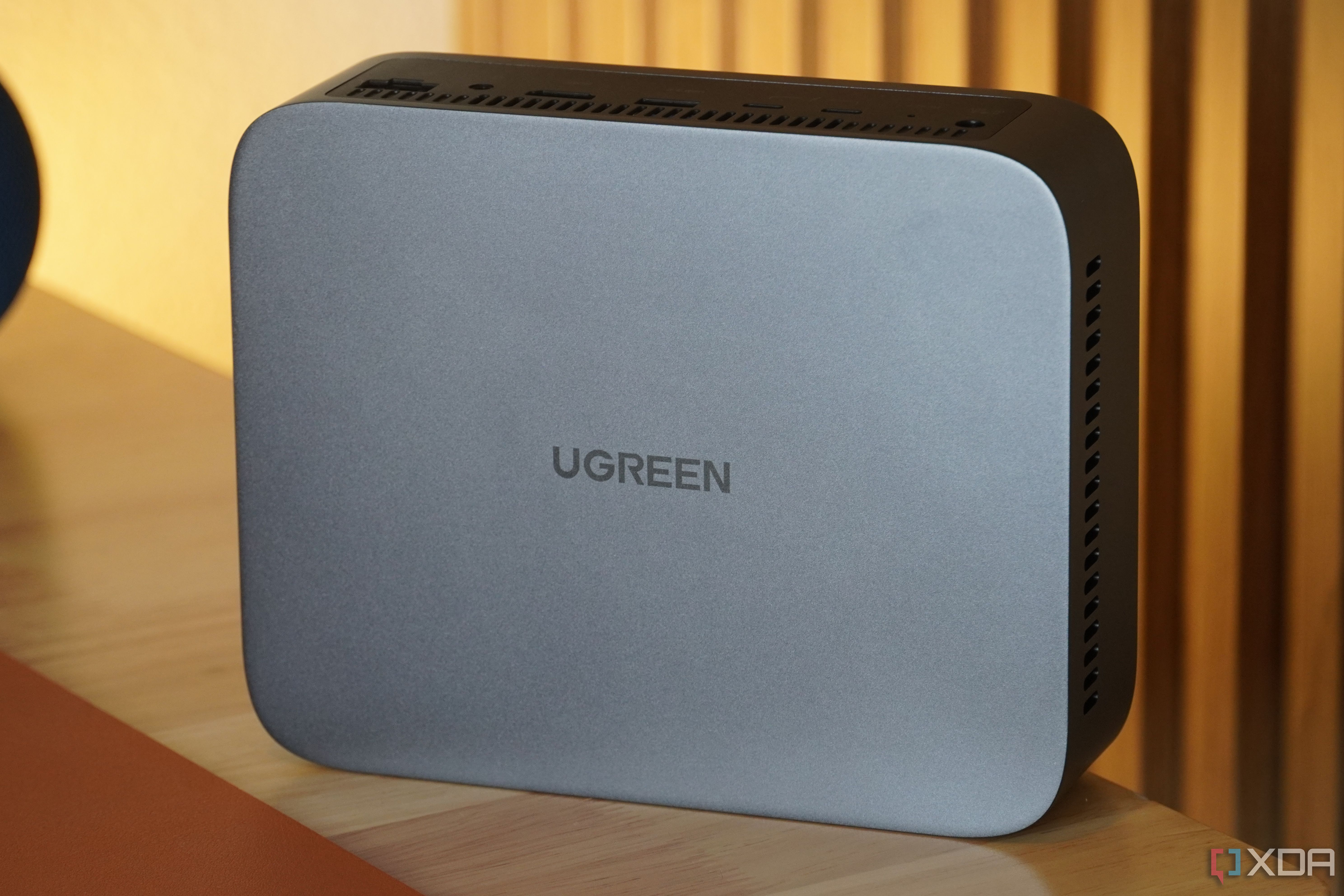 The top of a Ugreen NAS.