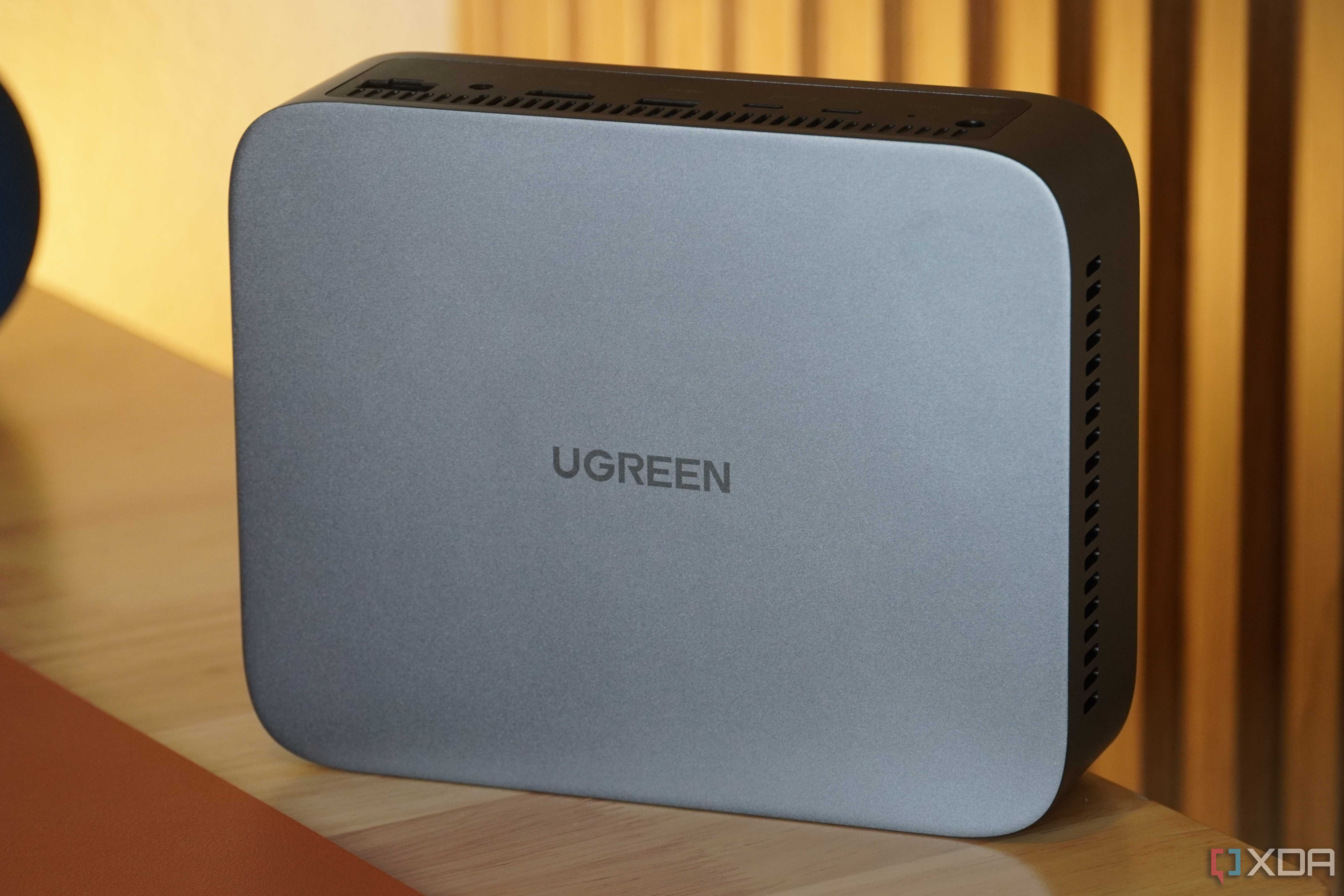 The top of a Ugreen NAS.