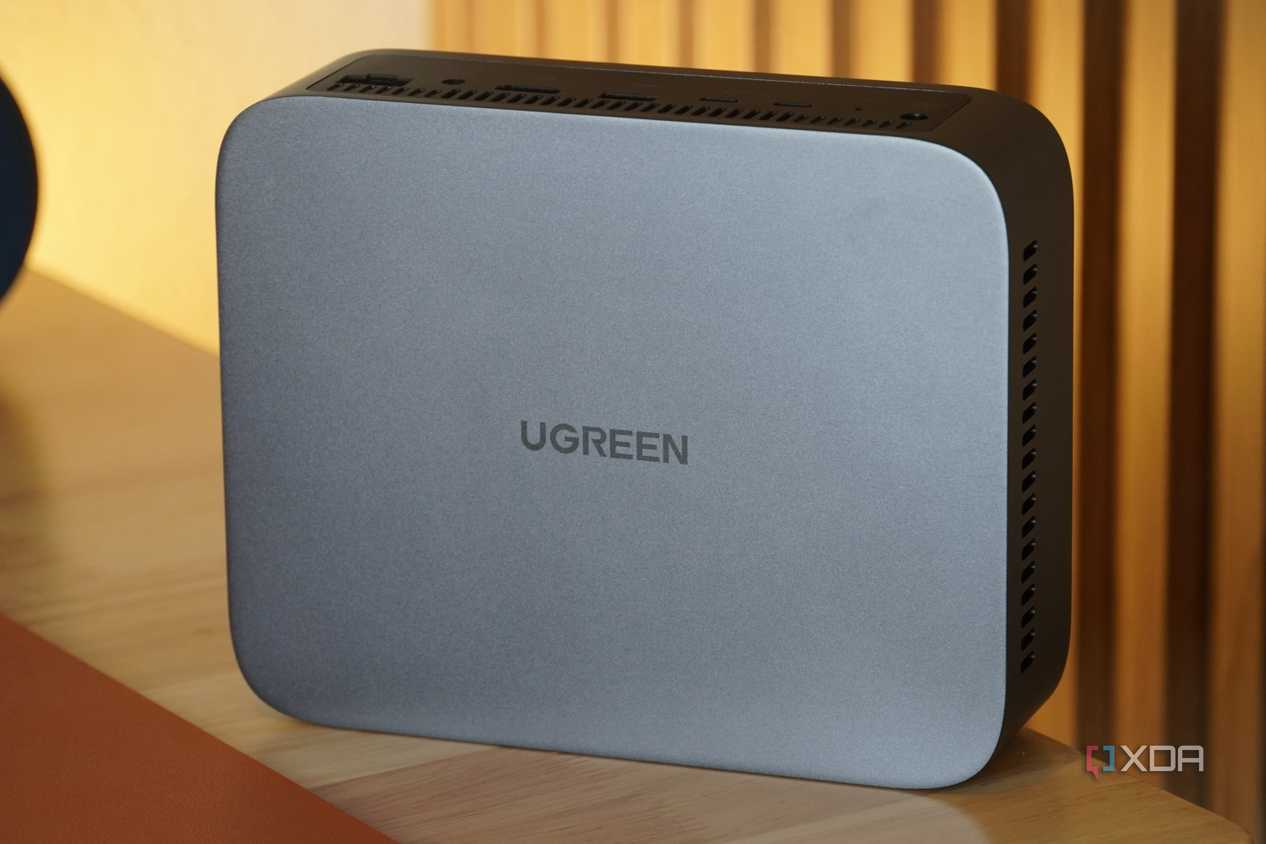 The top of a Ugreen NAS.