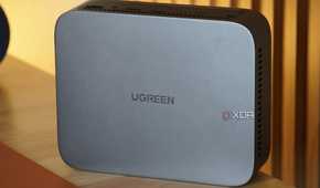 The top of a Ugreen NAS.