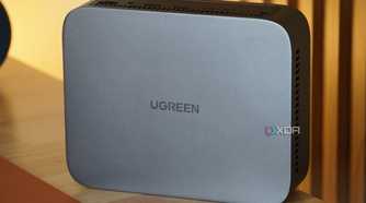 The top of a Ugreen NAS.