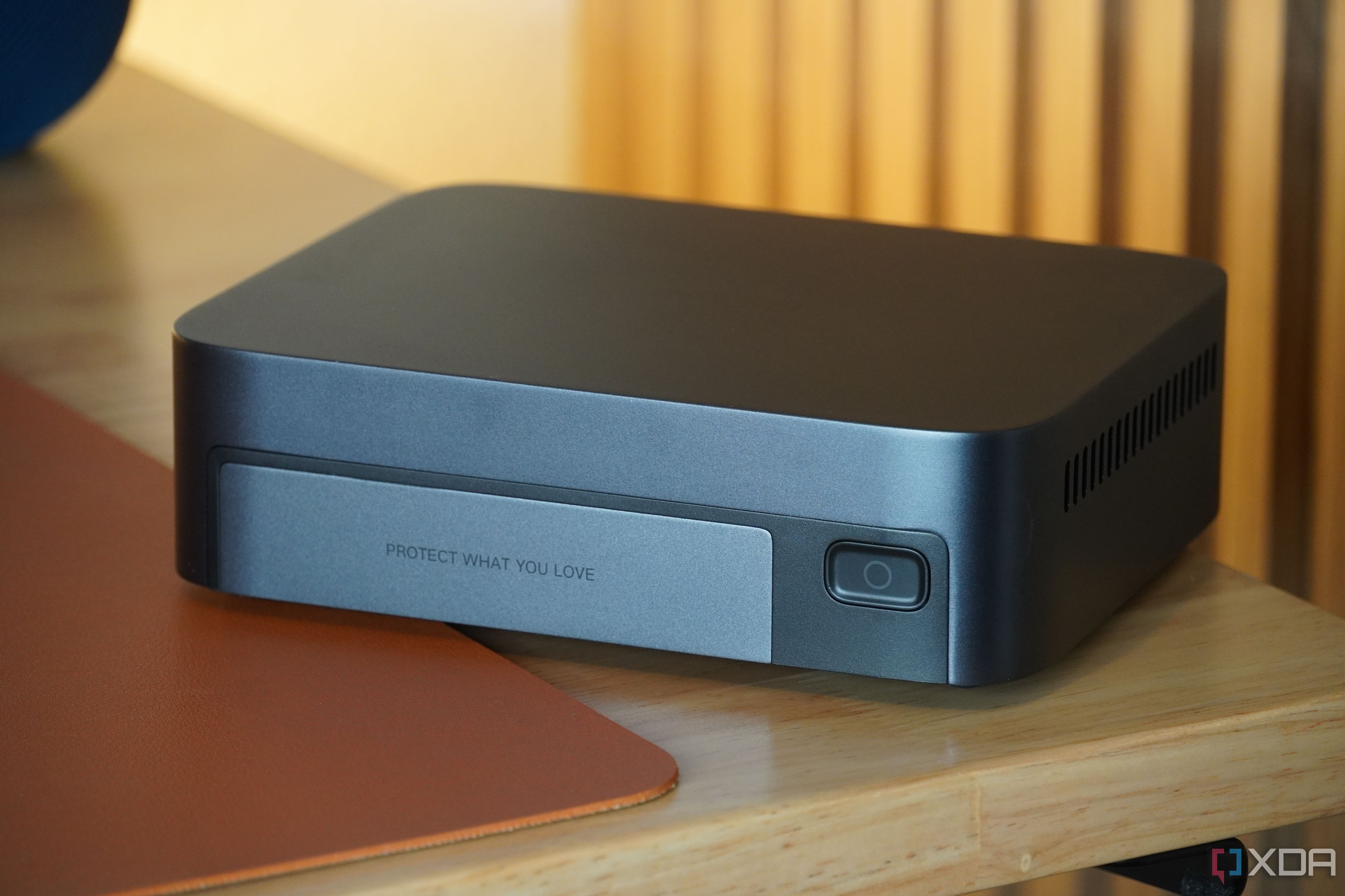 An angled view of the Ugreen NAS.