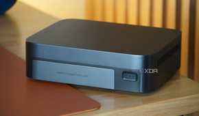 An angled view of the Ugreen NAS.