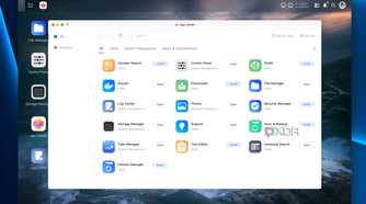 The Ugreen UGOS app center.