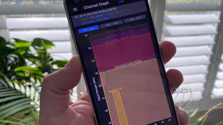 Wi-Fi Analyzer shows network density