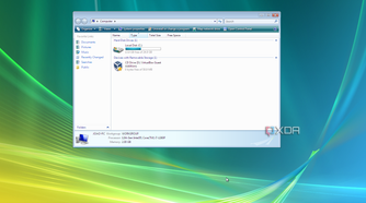 Screenshot of the Computer page in Windows Vista
