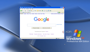 Screenshot of Internet Explorer on Windows XP