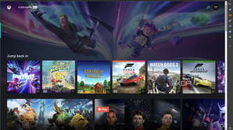The web game launcher for Xbox Cloud Gaming.