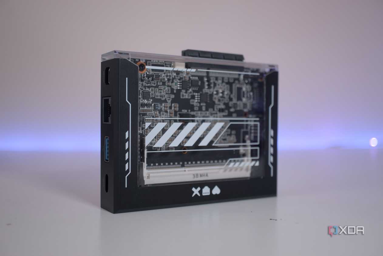 ZimaBlade on its side