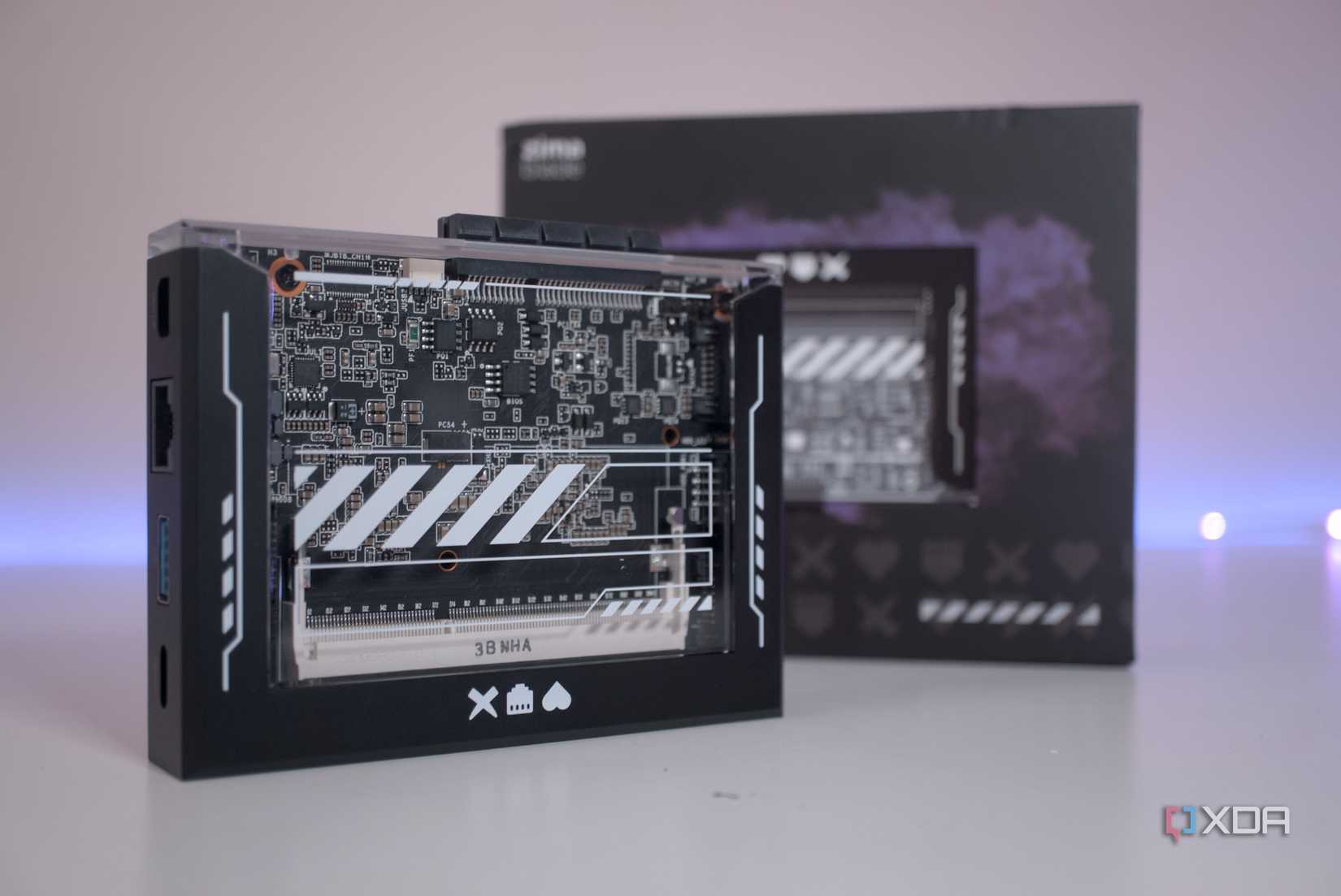 ZimaBlade with its box
