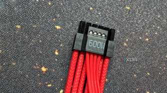 12vhpwr cable showing single connector