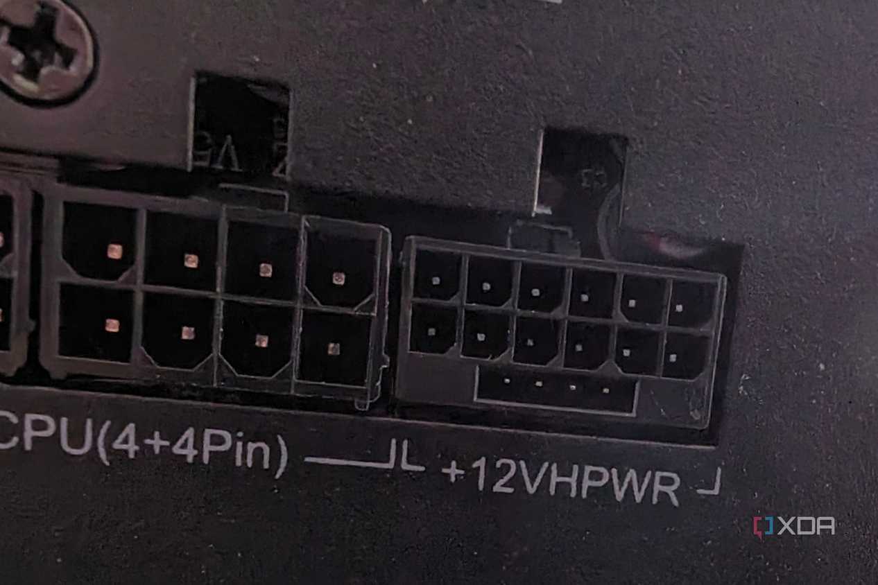 12VHPWR closeup of psu side connector