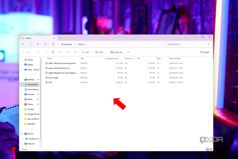 How to open .7z files in Windows 11