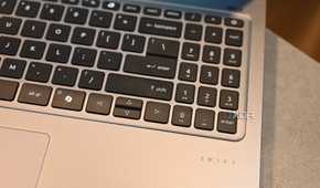 Close up shot of Acer Swift Go 14 (2024) Copilot button