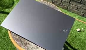 Top down shot of closed Acer Swift Go 16 (2024)