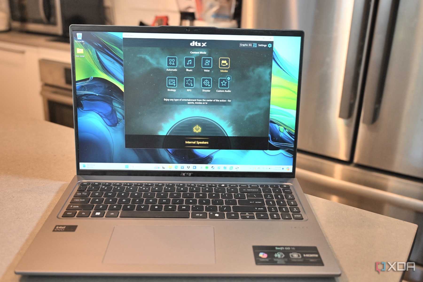 Acer Swift Go 14 (2024)'s DTS:X app